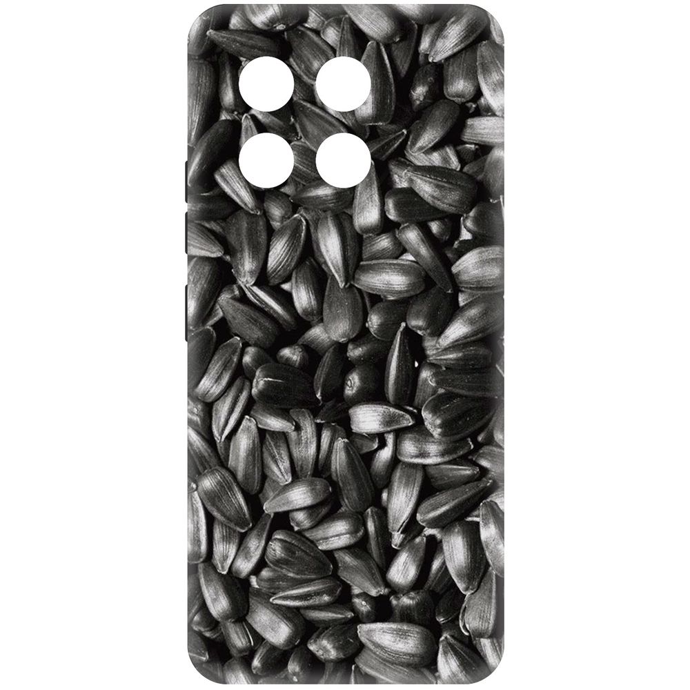 

Чехол-накладка Krutoff Soft Case Семечки для TECNO Spark 30 Pro черный