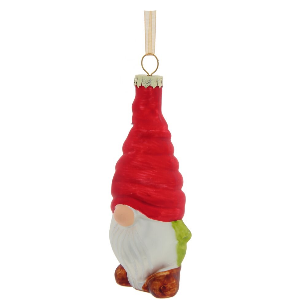 

Елочная игрушка OLDIM Гномик 762721 1 шт. красная, Гномик