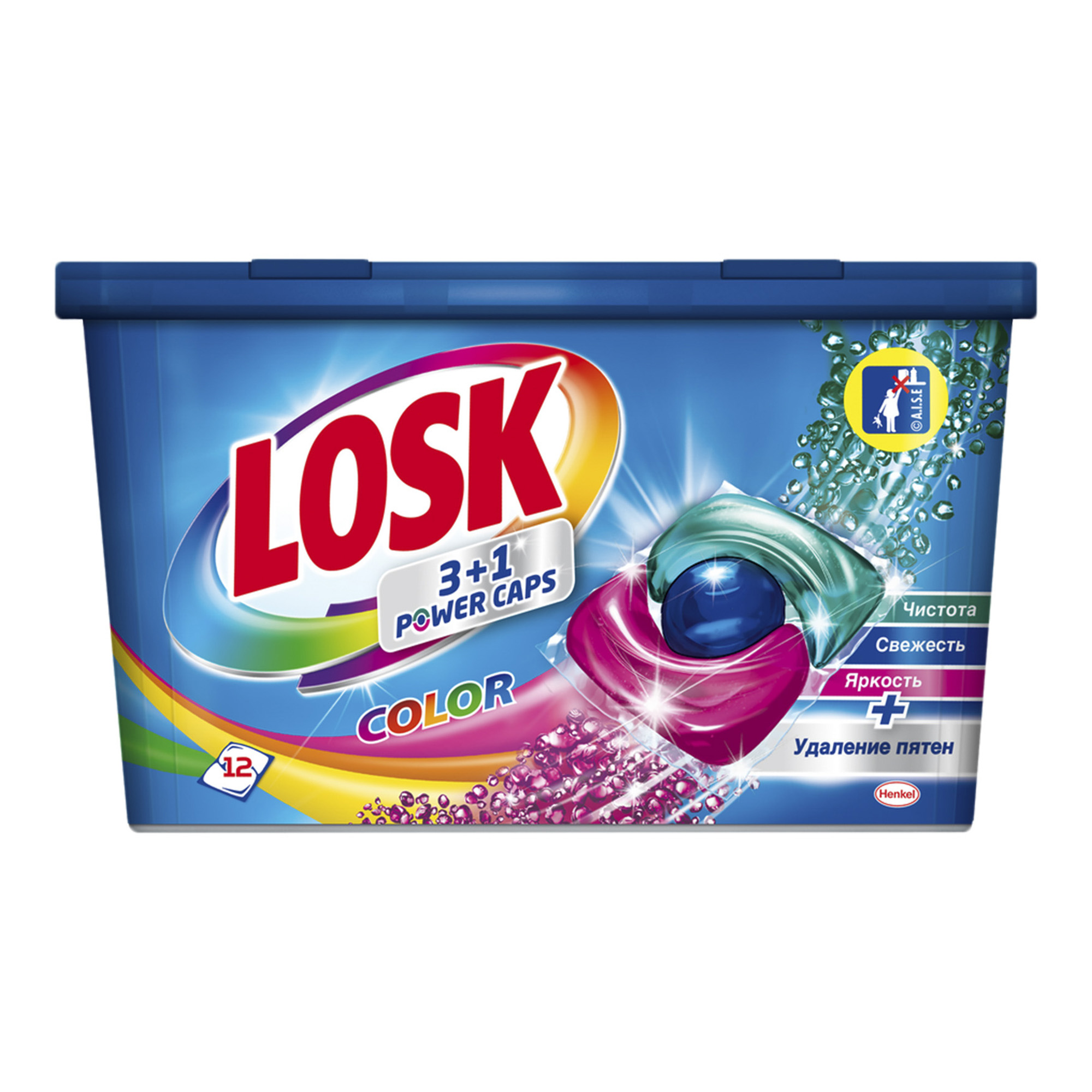 фото Капсулы для стирки losk color 12 шт