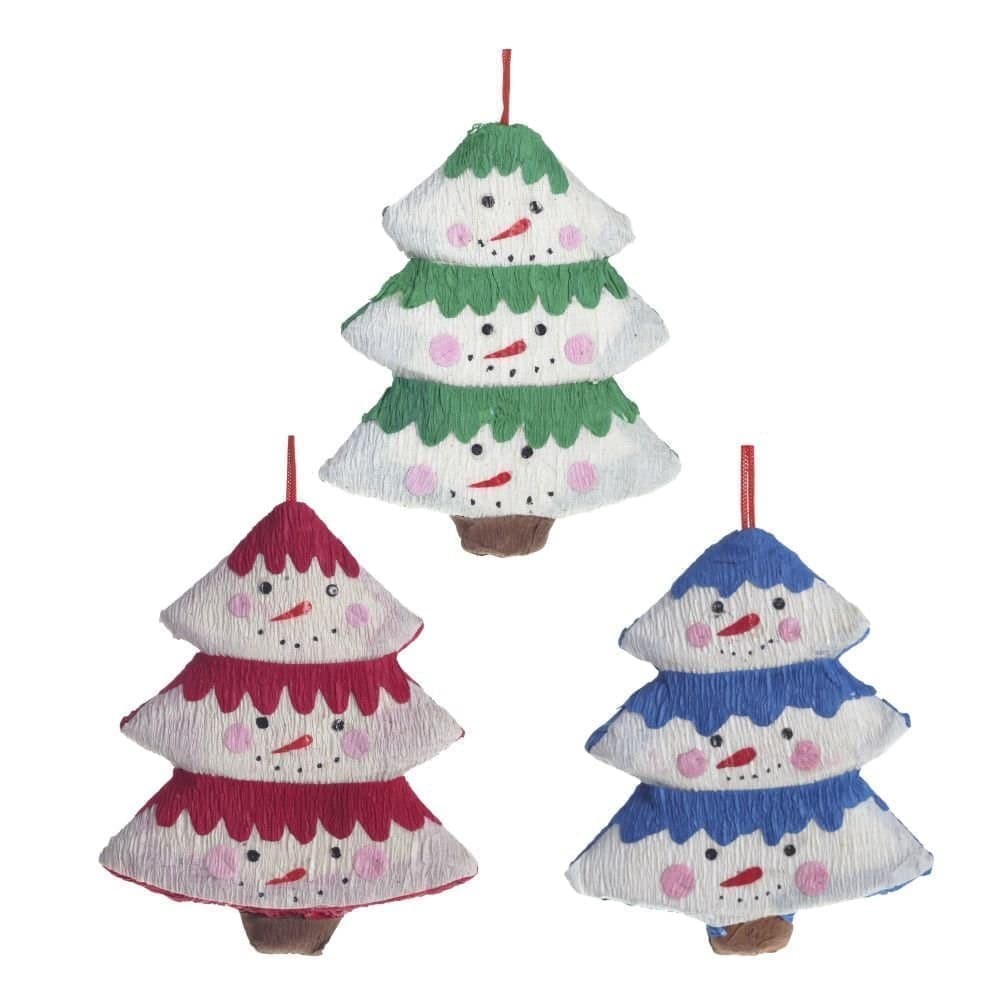 Елочная игрушка OLDIM Елка 545856 1 шт. красная зеленая синий