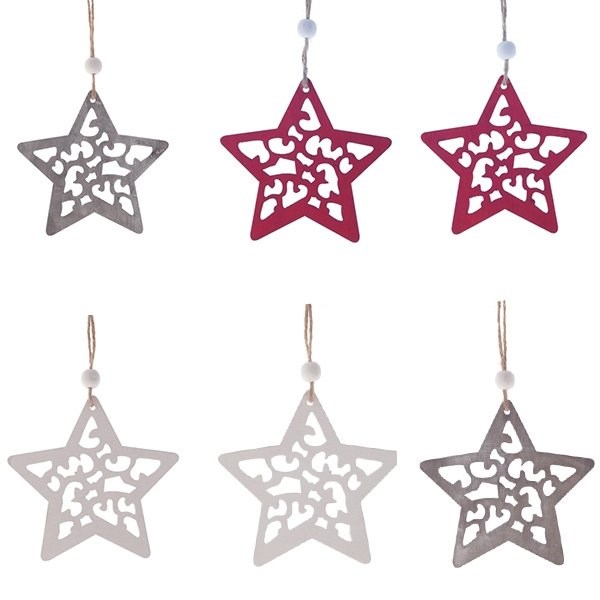 

OLDIM-6651 Украшение новогоднее Звезда, L=10 W=0,5 H=10 см, 3в.