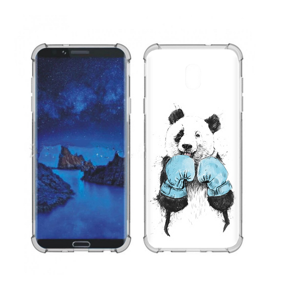 

Чехол MyPads Tocco для Samsung Galaxy J7 (2018) панда боксер (PT226928.596.531), Прозрачный, Tocco