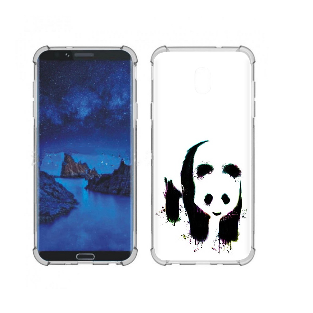 

Чехол MyPads Tocco для Samsung Galaxy J7 (2018) панда в акварели (PT226928.596.532), Прозрачный, Tocco