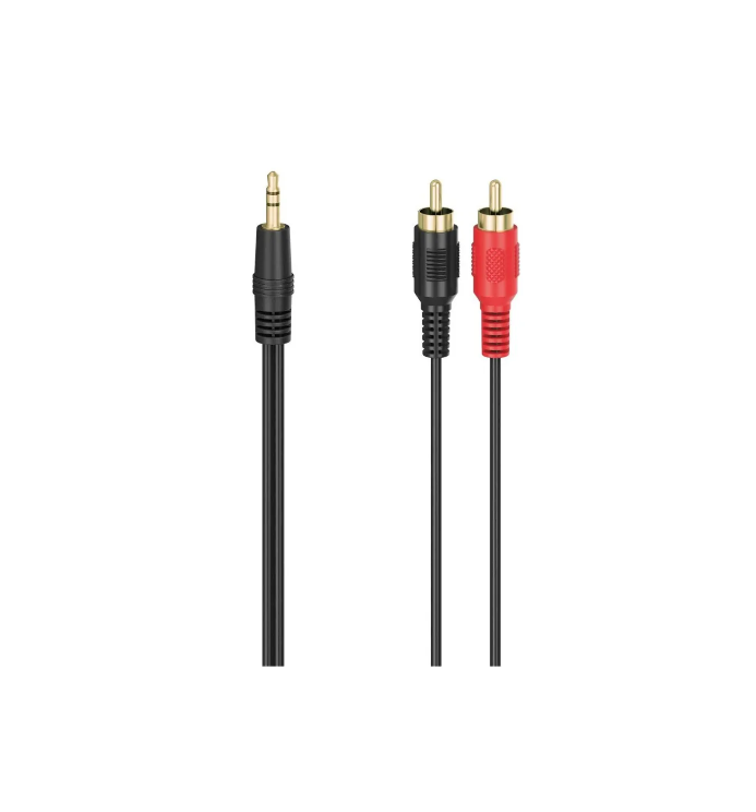 

Кабель акустический Qilive 2RCA 5м, Черный, 2RCA