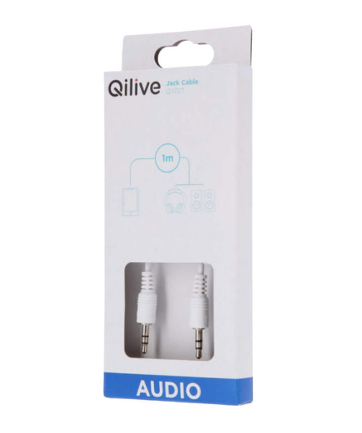 

Кабель акустический Qilive 1м, Белый