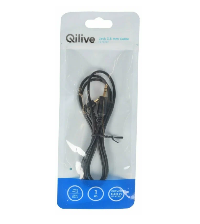 

Кабель акустический Qilive 1м, Черный