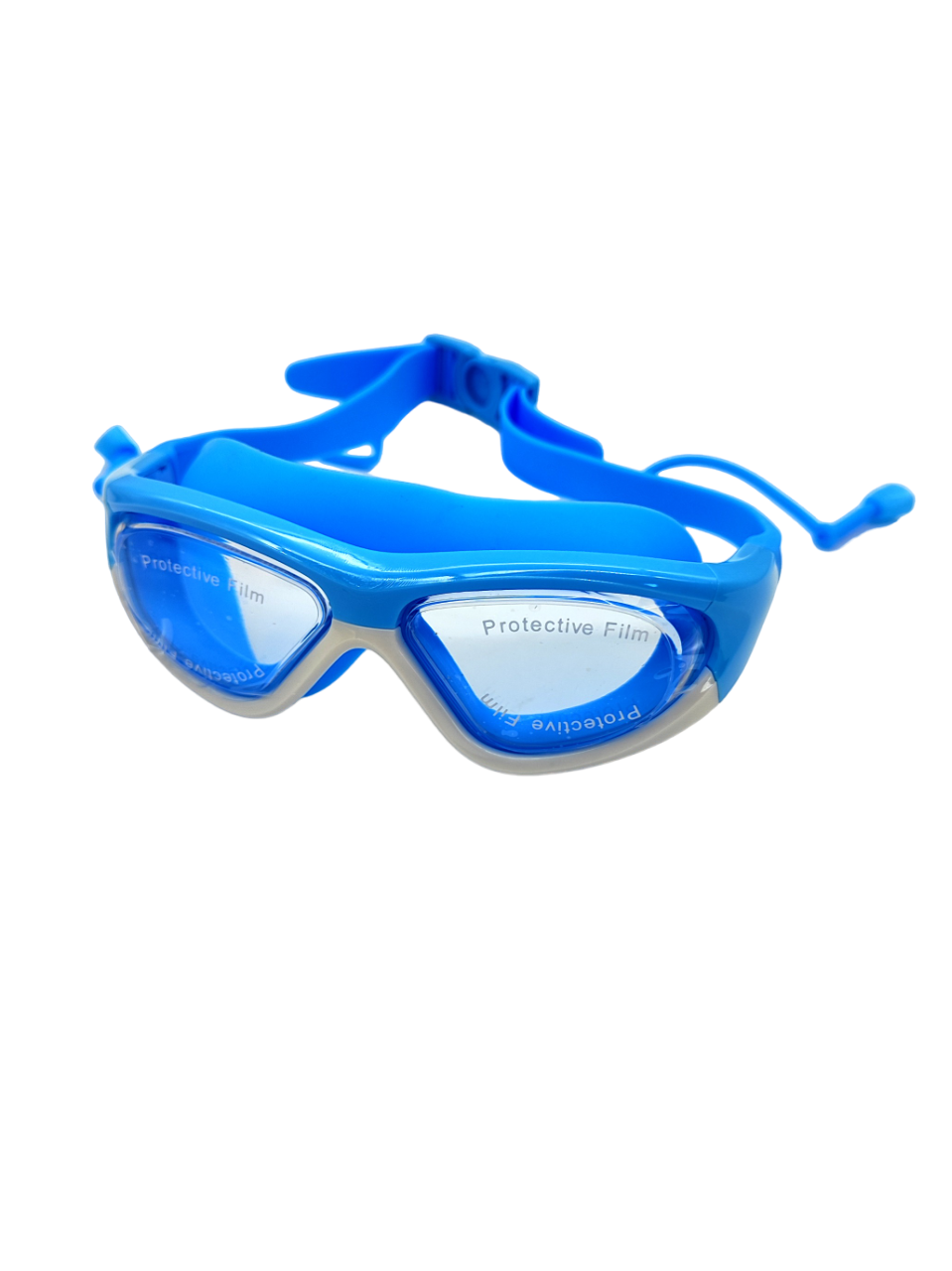 Очки для плавания Биг в чехле с берушами, синие
