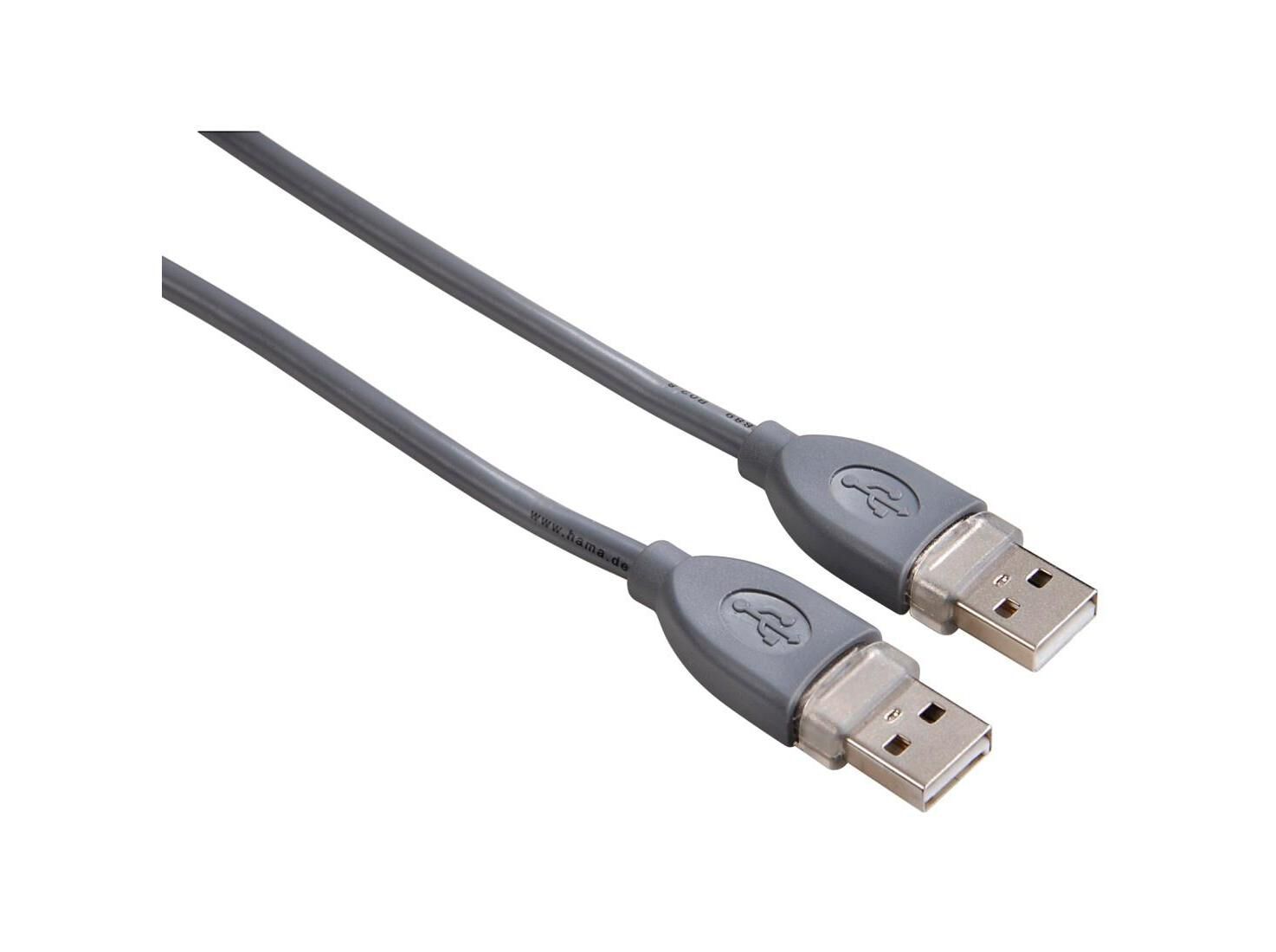 Кабель Qilive USB - USB вилка-вилка 1,8м (G4218015) Gray