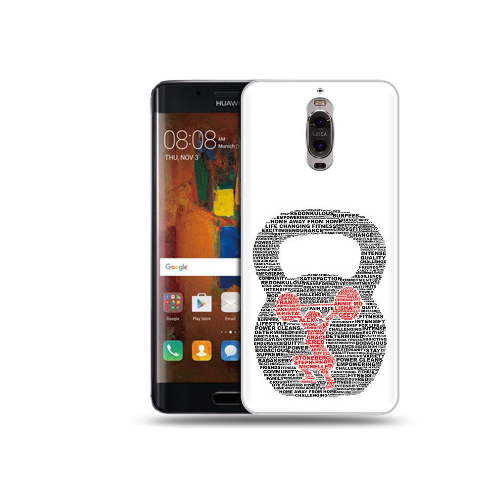

Чехол MyPads Tocco для Huawei Mate 9 Pro бодибилдинг гиря из слов (PT50613.55.232), Прозрачный, Tocco