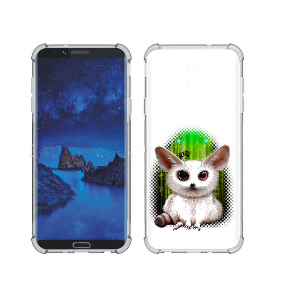 

Чехол MyPads Tocco для Samsung Galaxy J7 (2018) пушистое животное (PT226928.596.560), Прозрачный, Tocco