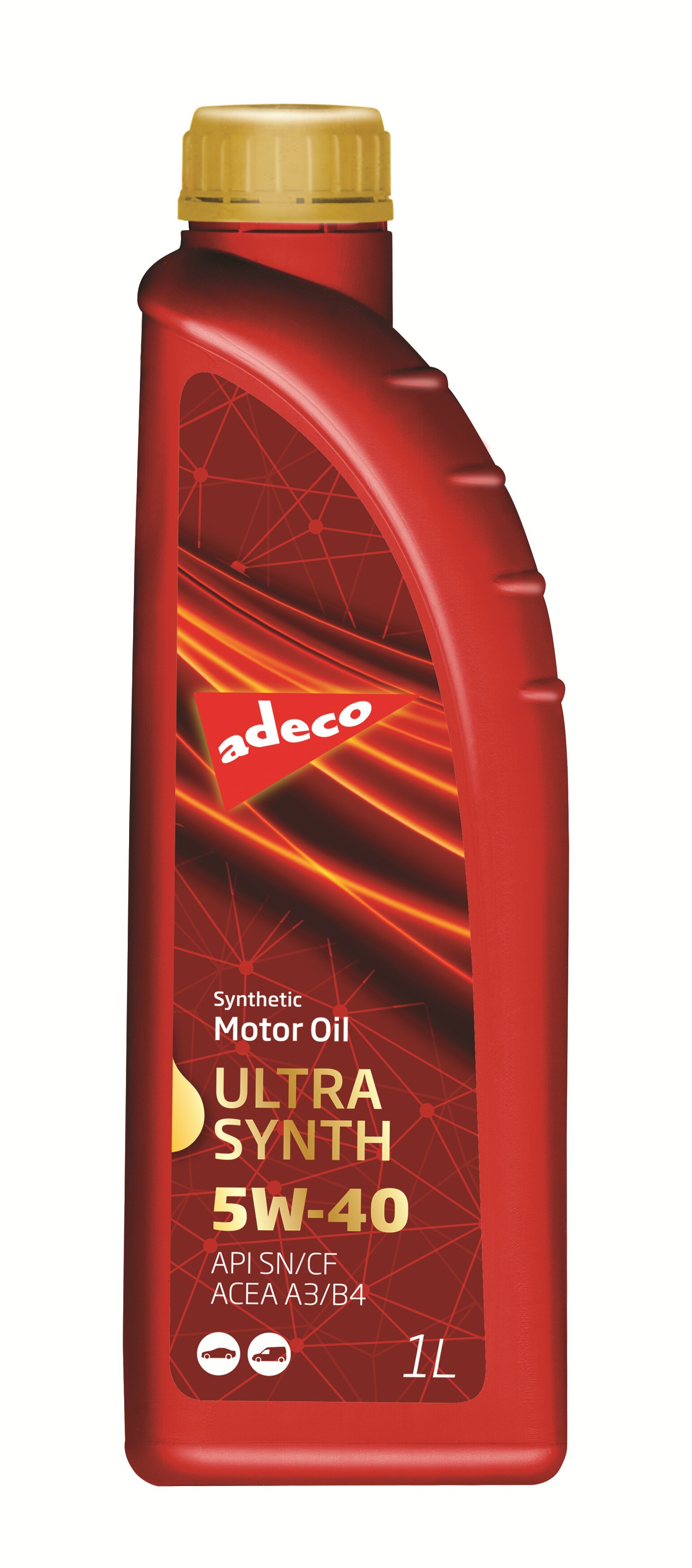 Моторное масло Adeco Ultra SYNTH SAE синтетическое 5W40 1л