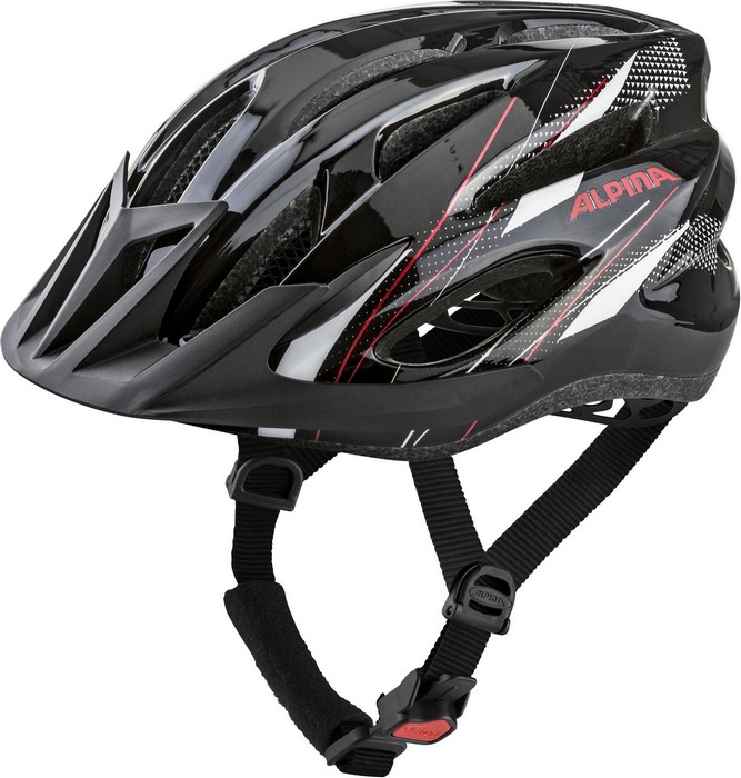 

Велошлем Alpina MTB 17 black/white/red matt 58-61