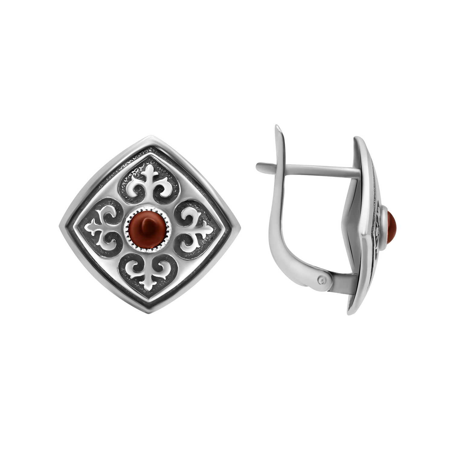 

Серьги из серебра ЯХОНТ Золотой 2698492, гранат, 2698492