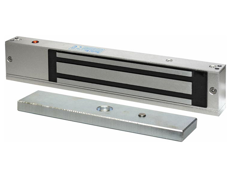 Замок Smartec ST-EL360L СИД, внутреннее исполнение, 12 В, 500 мА, усилие 360 кг, 246х51х28