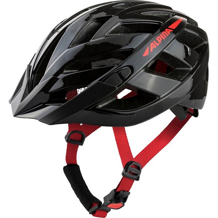 

Велошлем Alpina Panoma 2.0 black-red gloss 56-59