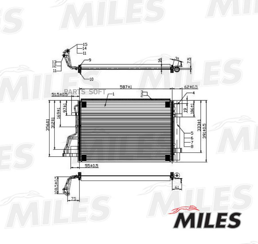 MILES Конденсер MILES accb009 10050₽