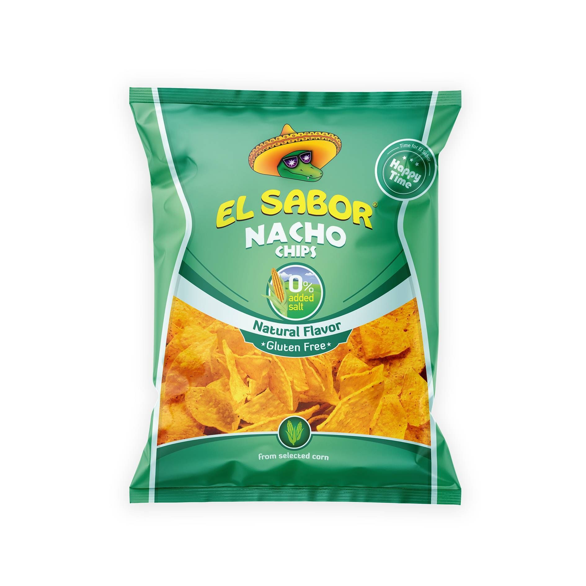 

Чипсы кукурузные El Sabor nacho без соли 100 г