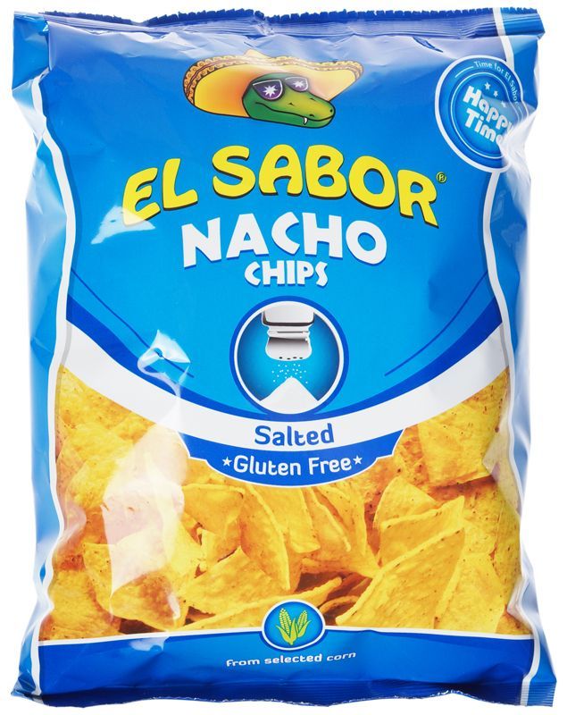 

Чипсы кукурузные El Sabor nacho с солью 100 г