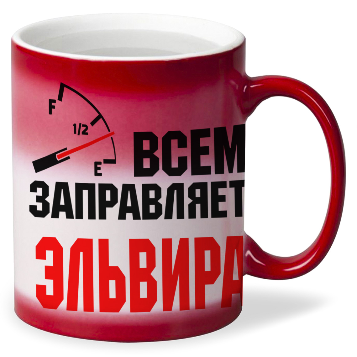 

Кружка CoolPodarok Кружка именная Всем заправляет Эльвира
