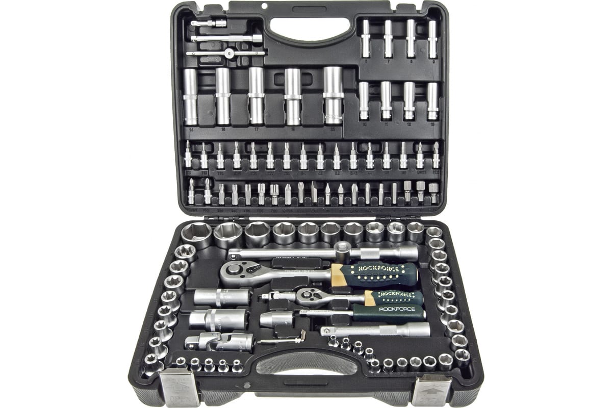 

Набор Головок Торцевых И Бит 1/4",3/8" 108 Предметов Rockforce ROCK FORCE арт. RF-41082-5D