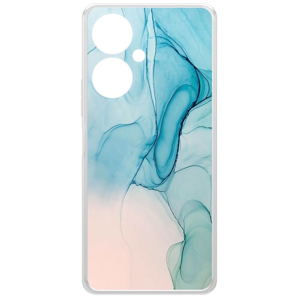 

Чехол-накладка Krutoff Clear Case Абстракт разводы для Vivo Y27 4G, Прозрачный