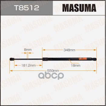 

Упор газовый багажника MASUMA, L=559mm (1/40)