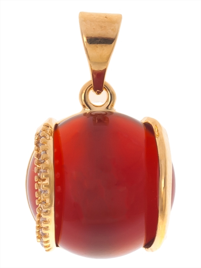 

Кулон из бижутерного сплава Lotus Jewelry 3041P-02red-agate агат, 3041P-02red-agate