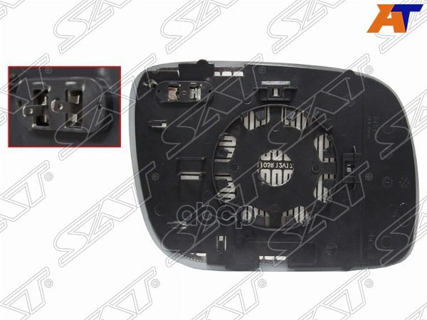 

Стекло Зеркала Vw Touareg 03-07 Lh (Левый) С Обогревом Sat Арт. St-Vw61-940G-2