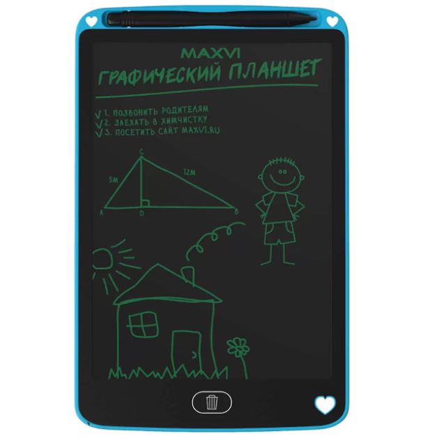 Графический планшет Maxvi MGT-01 (Maxvi_MGT-01_blue) Blue