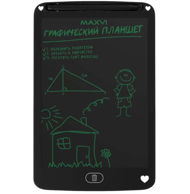 Графический планшет Maxvi MGT-01 (Maxvi_MGT-01_black) Black