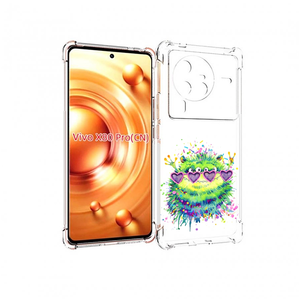 

Чехол MyPads Пушистый персонаж для Vivo X80 PRO, Прозрачный, Tocco