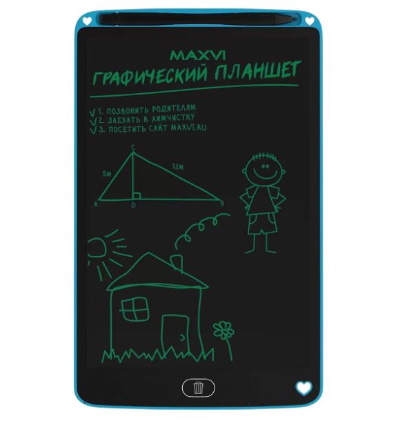 Графический планшет Maxvi MGT-02 (Maxvi_MGT-02_blue) Blue