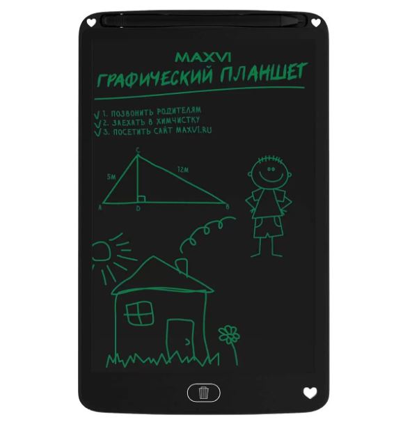 Графический планшет Maxvi MGT-02 (Maxvi_MGT-02_black) Black