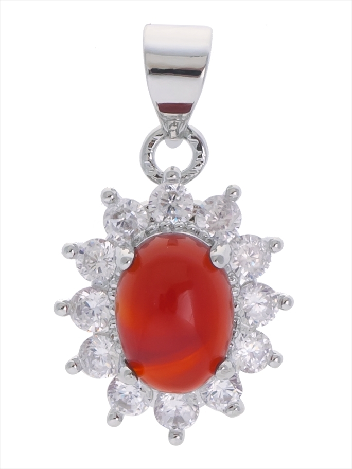 

Кулон из бижутерного сплава Lotus Jewelry RH19P-029red-agate агат, RH19P-029red-agate