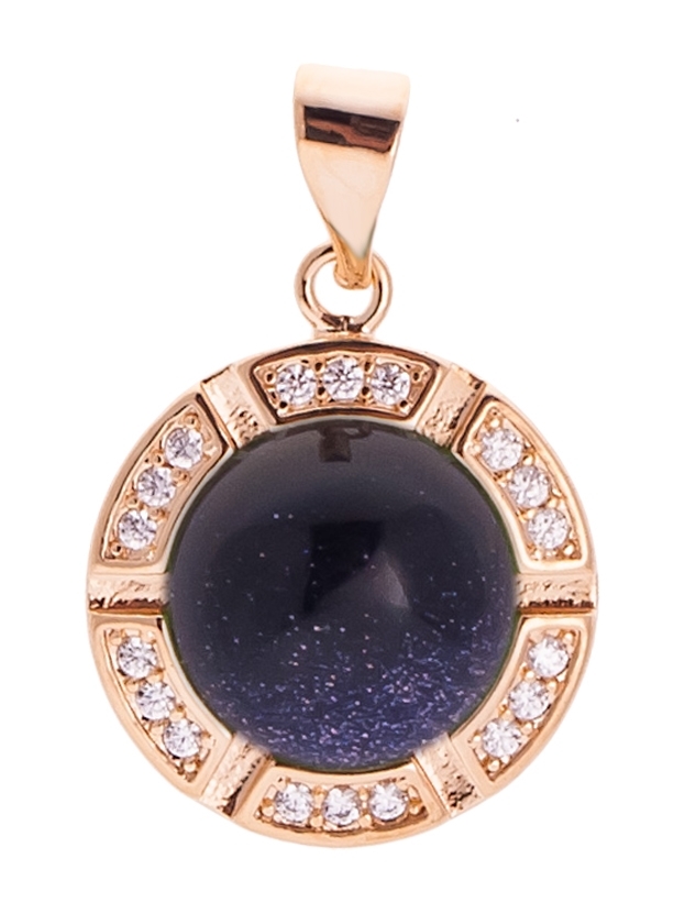 

Кулон из бижутерного сплава Lotus Jewelry 3044P-08bs авантюрин, 3044P-08bs