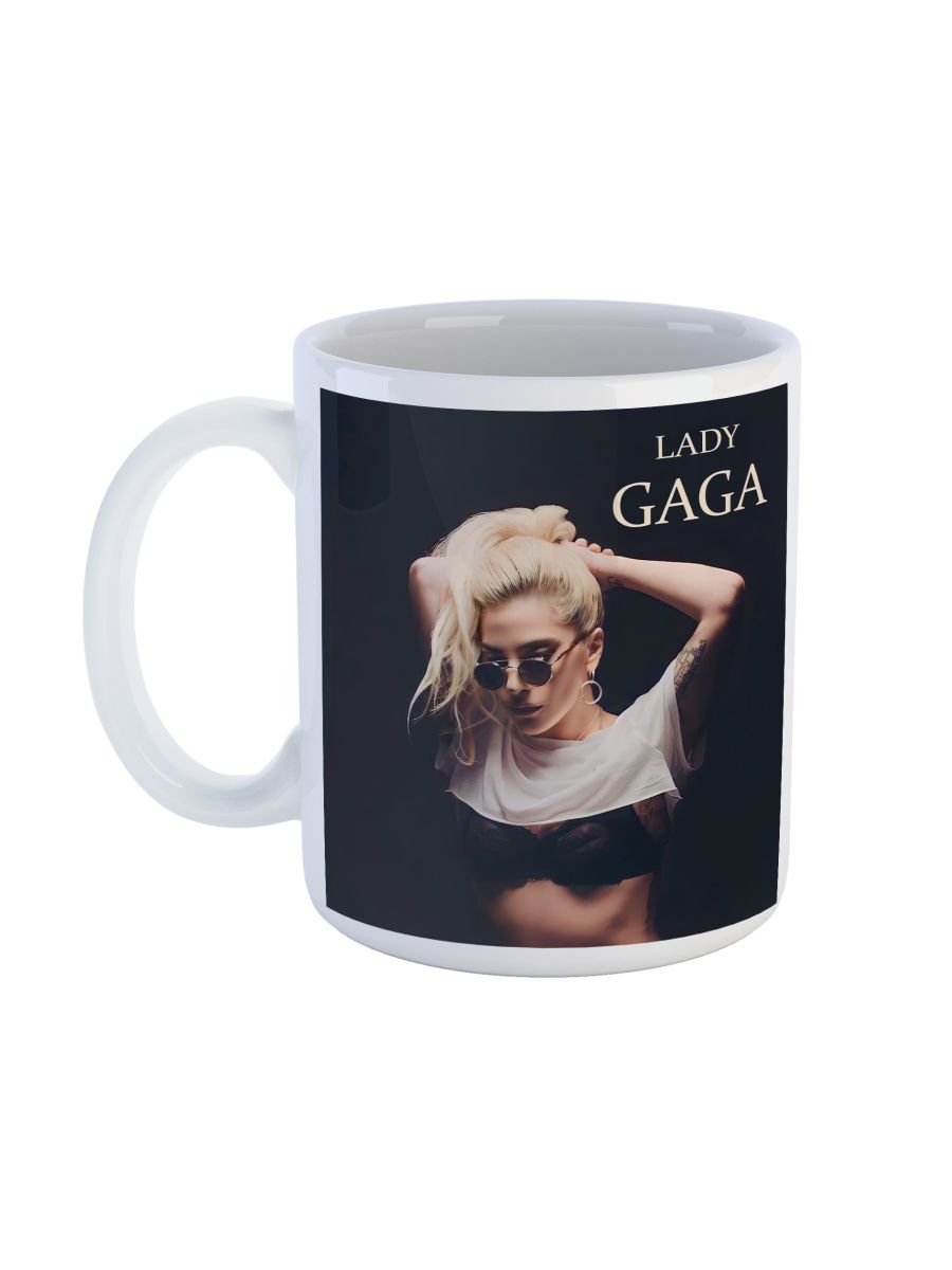 

Кружка Каждому Своё Леди Гага, Lady Gaga, Певица 330 мл, CU-MZLG22-W/S