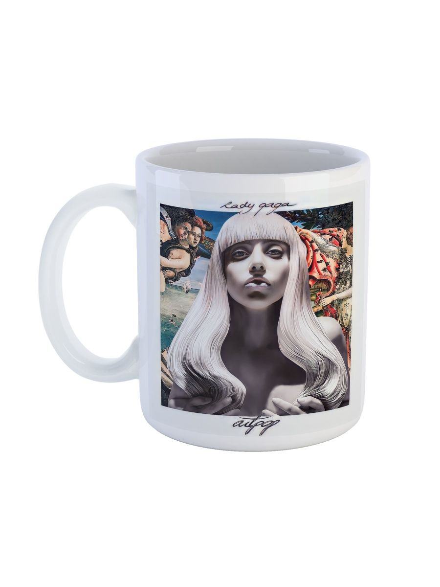 

Кружка Каждому Своё Леди Гага, Lady Gaga, Певица 330 мл, CU-MZLG25-W/S