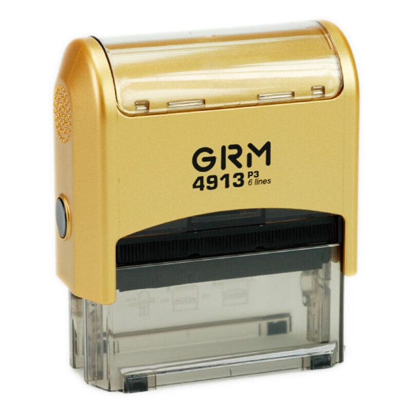 

GRM 4913 P3 Оснастка для штампа, 59х23мм, золотой корпус