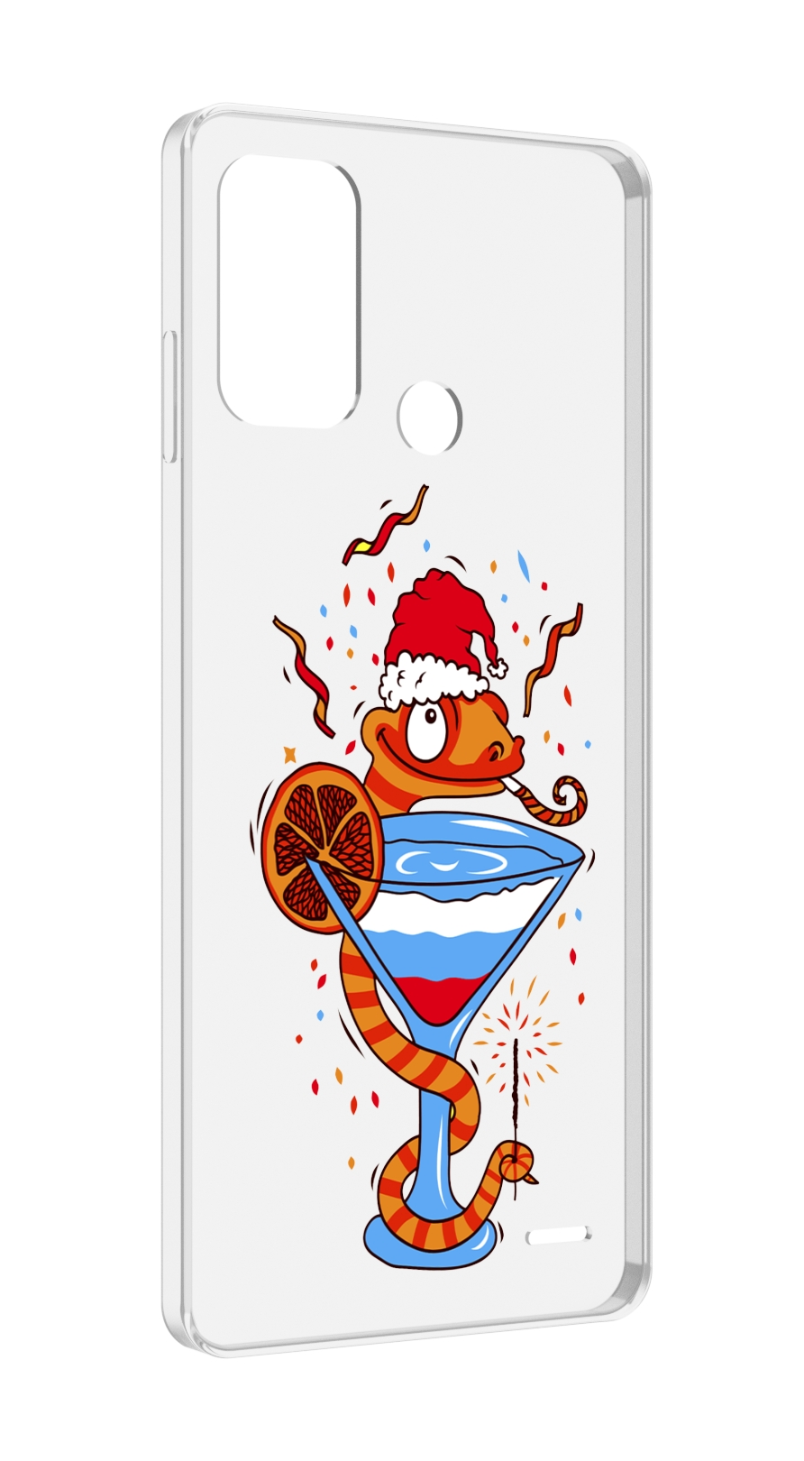 Чехол MyPads змейка для ZTE Blade A52