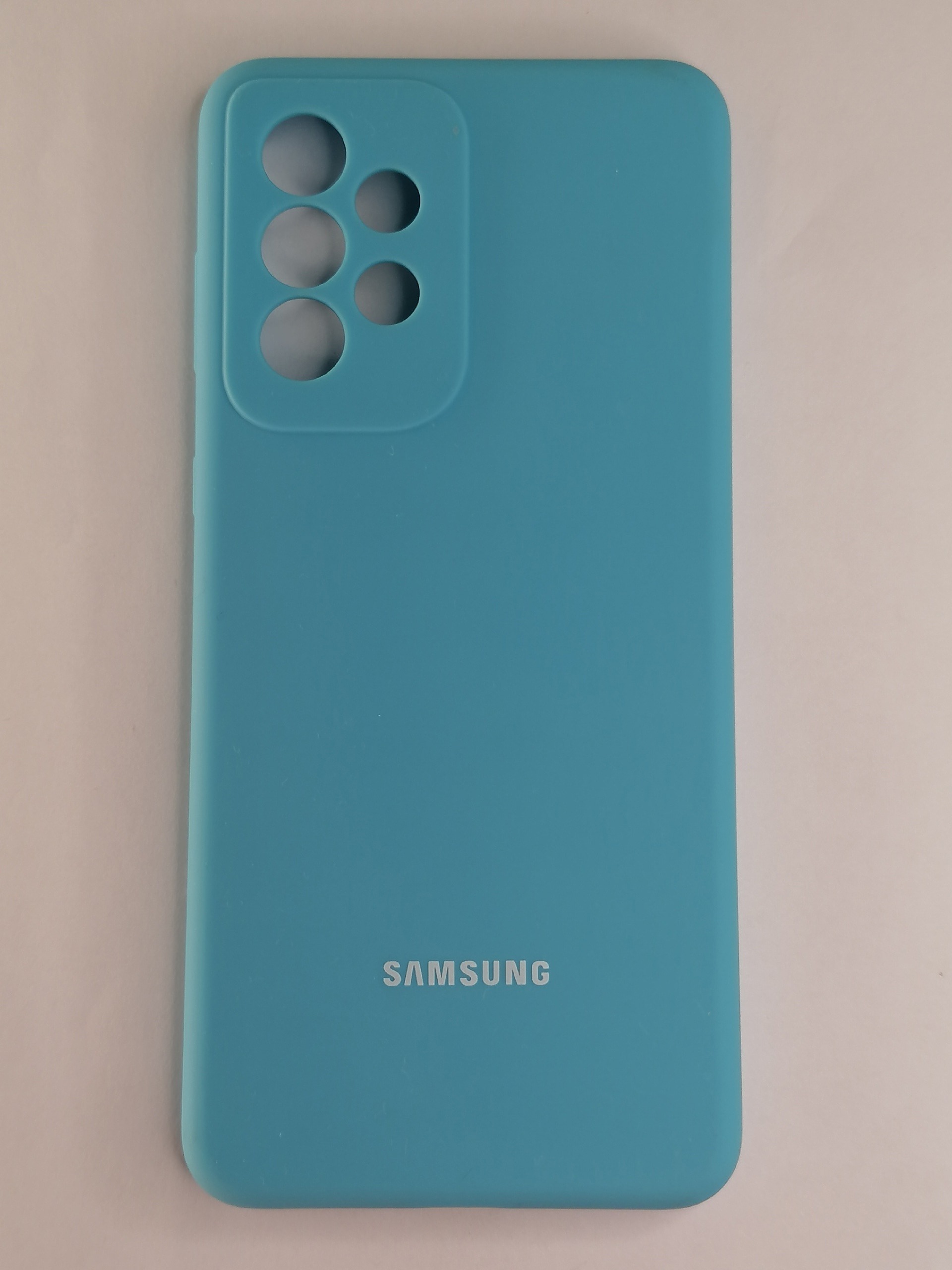 

Чехол для Samsung Galaxy A33 силиконовый голубой, Samsung