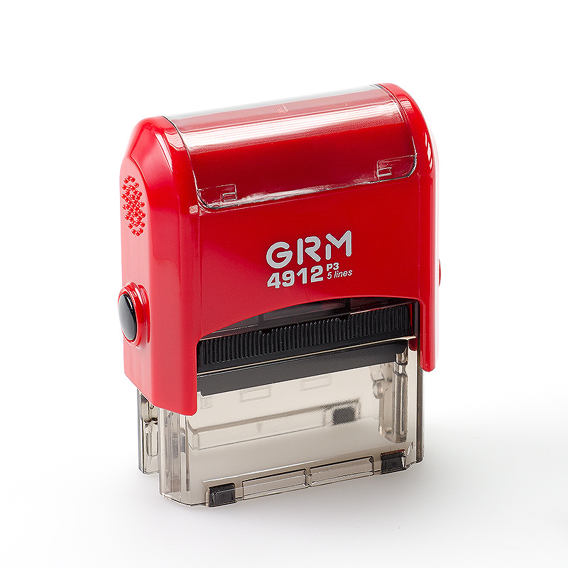 

GRM 4912 P3 оснастка для штампа, 47х18мм, корпус красный глянцевый