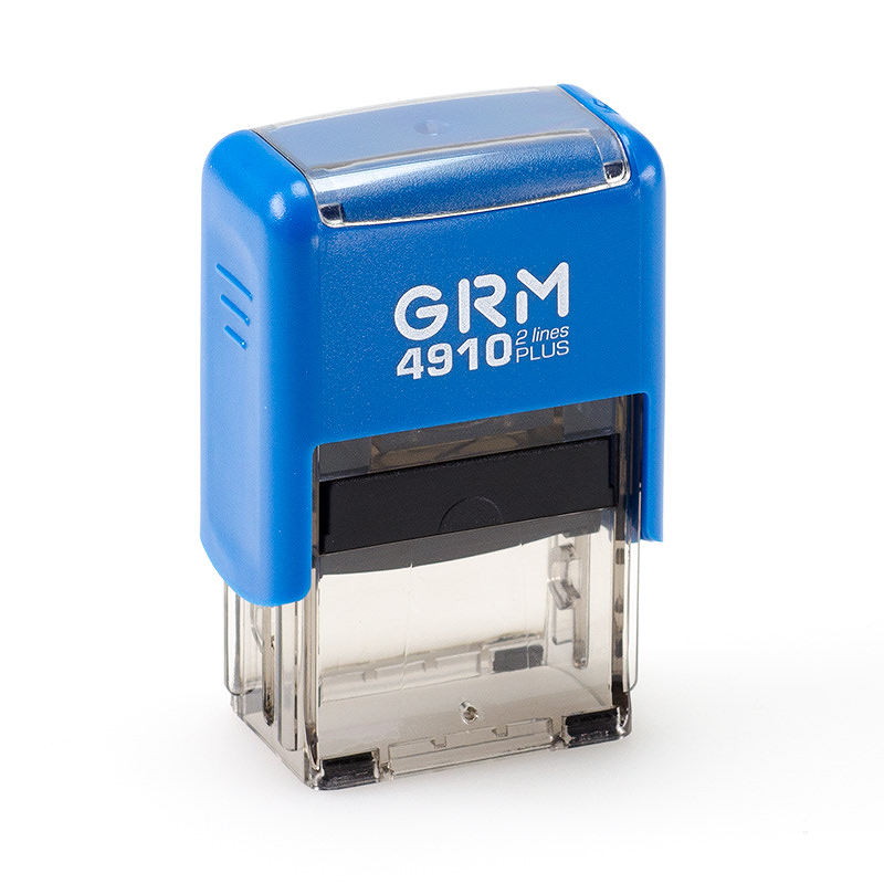 

GRM 4910 Plus. Оснастка для штампа, 26х9мм, синий корпус