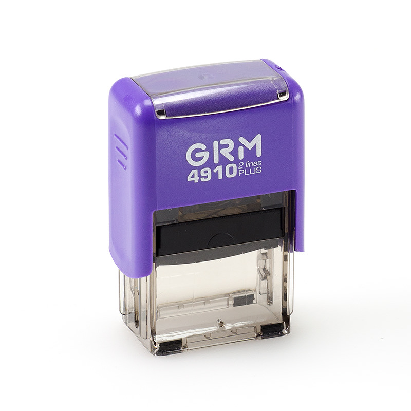

GRM 4910 Plus. Оснастка для штампа, 26х9мм, фиолетовый корпус