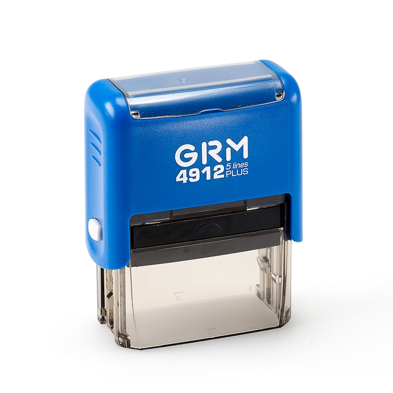 

GRM 4912 Plus. Оснастка для штампа, 47х18мм, синий корпус