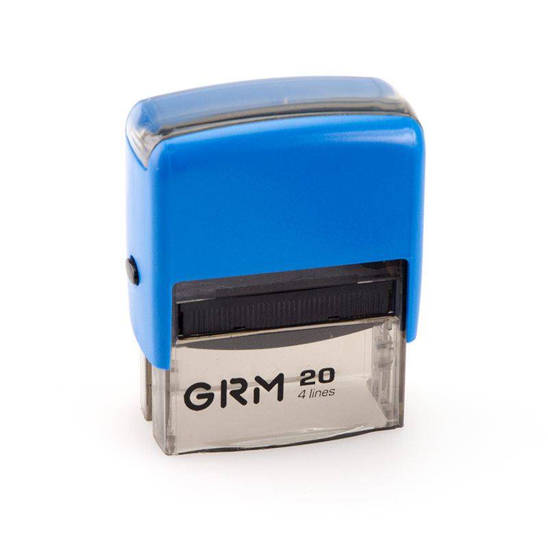 

GRM 20. Оснастка для штампа, 38х14мм, корпус синий