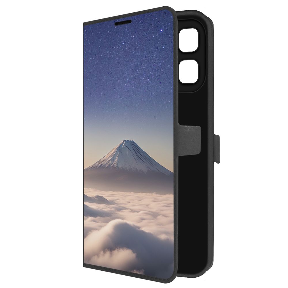 

Чехол-книжка Krutoff Eco Book для INFINIX Hot 50i Япония, Фудзияма (черный)