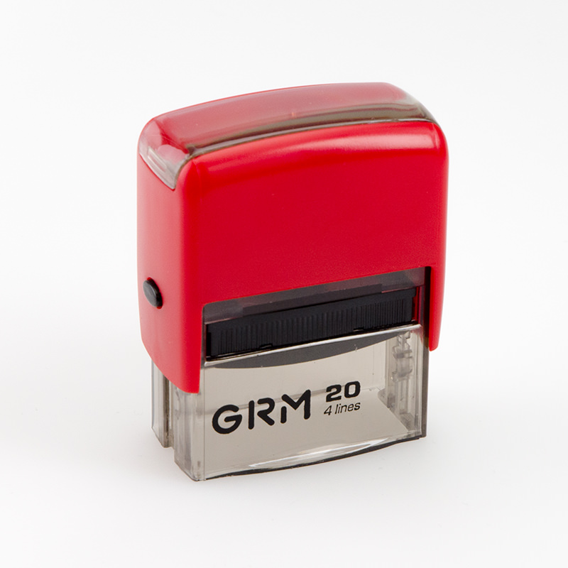

GRM 20. Оснастка для штампа, 38х14мм, корпус красный