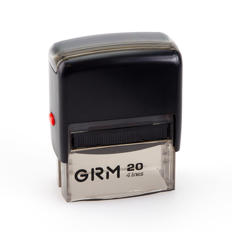 

GRM 20. Оснастка для штампа, 38х14мм, корпус чёрный