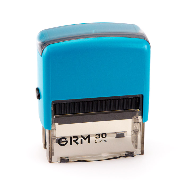 

GRM 30. Оснастка для штампа, 47х18мм, корпус бирюзовый