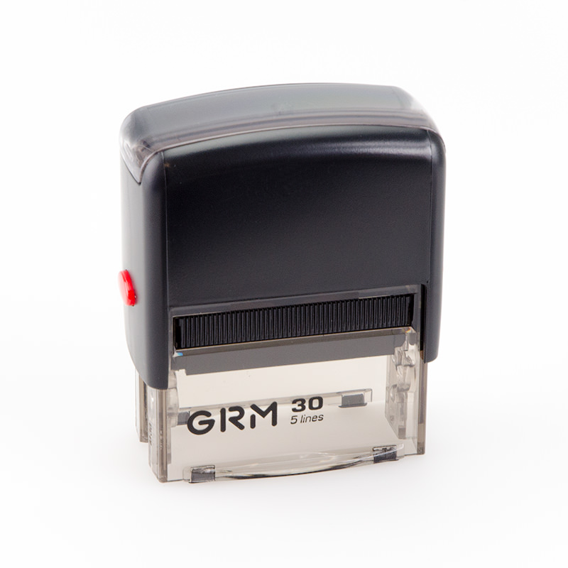 

GRM 30. Оснастка для штампа, 47х18мм, корпус чёрный